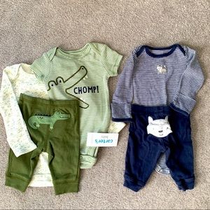 2 Newborn Outfits